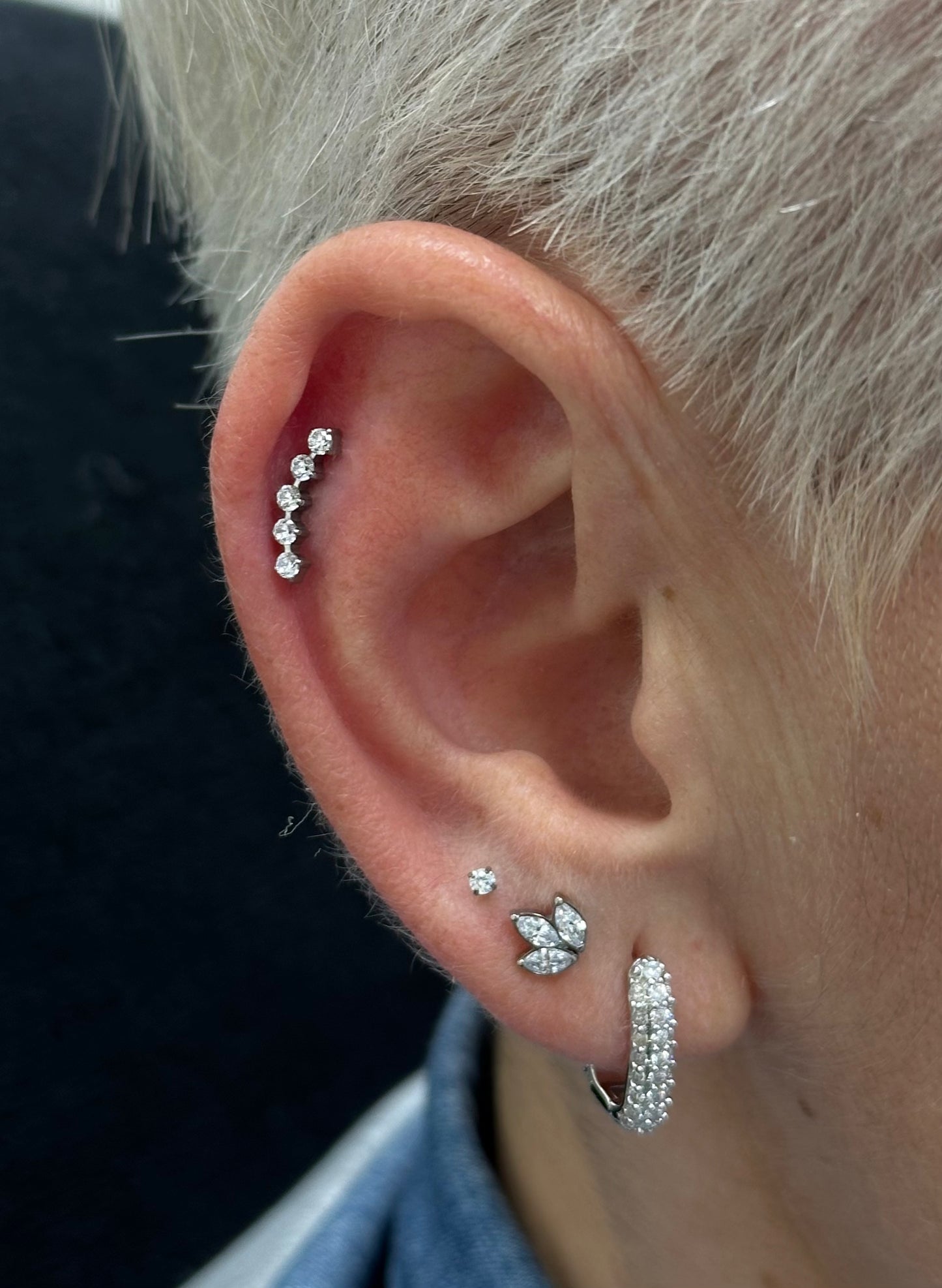 Titanium Mini Marquise Crown