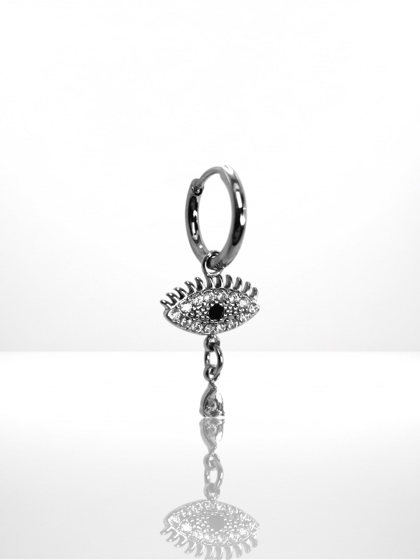 Zircona Evil Eye náušnica