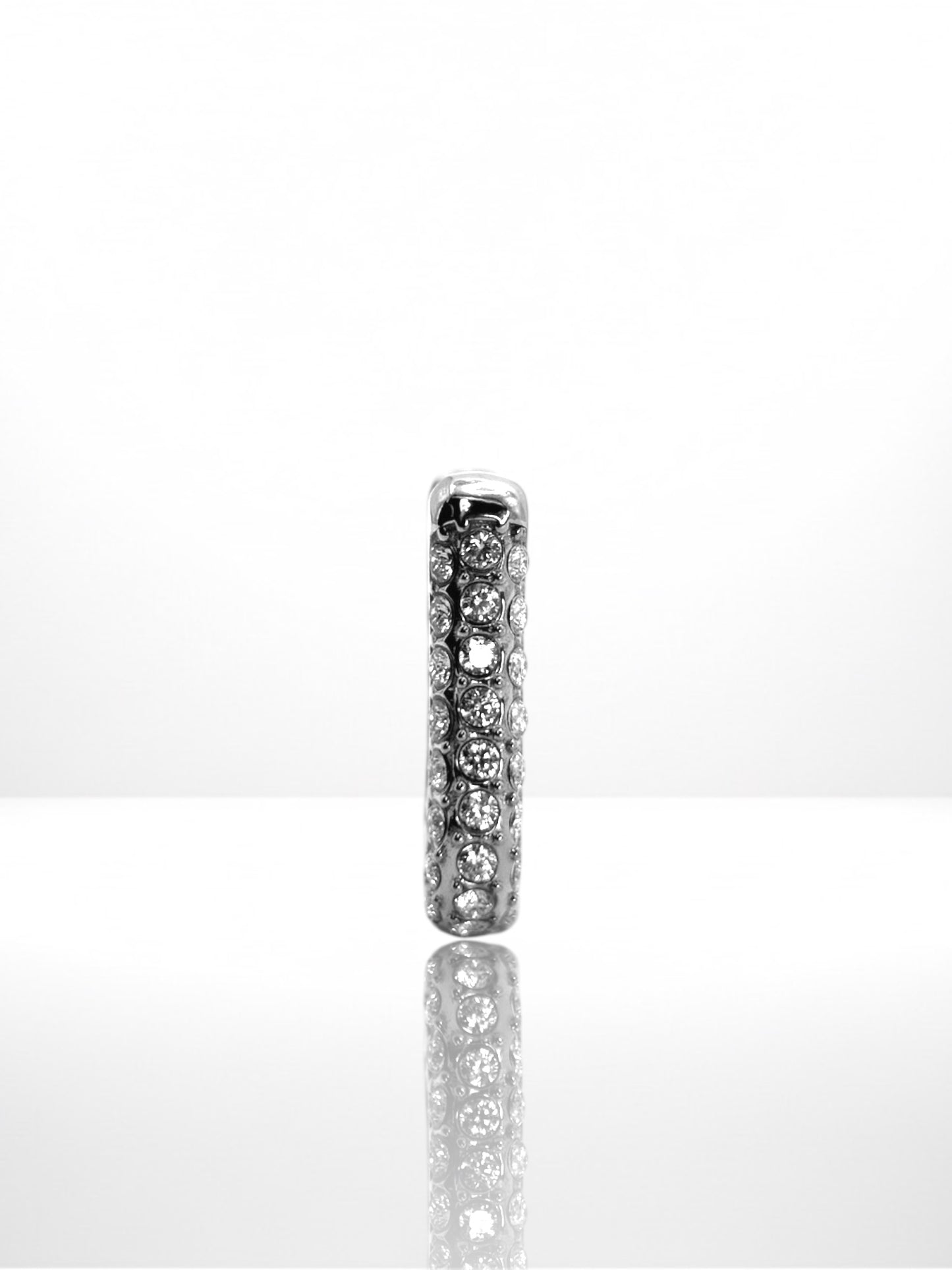 Luxury Hoop Zircona náušnica