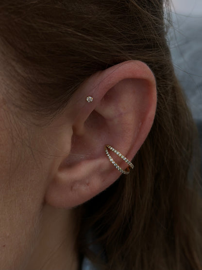 Titanium Double Zircona front segment