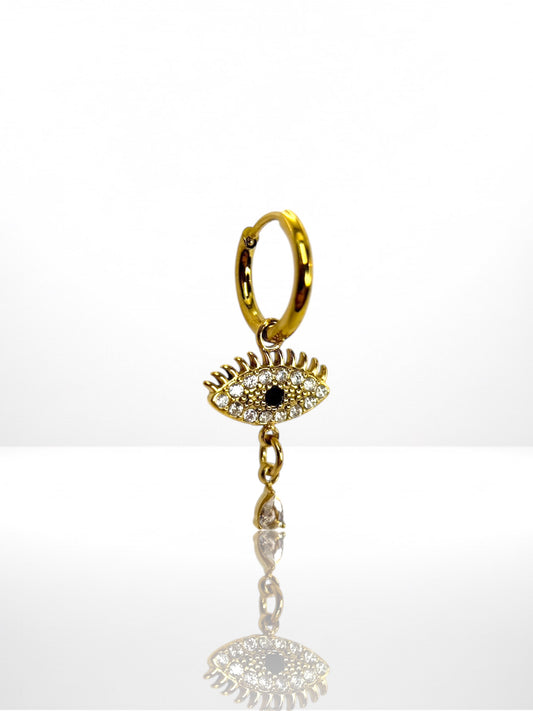 Zircona Evil Eye náušnica