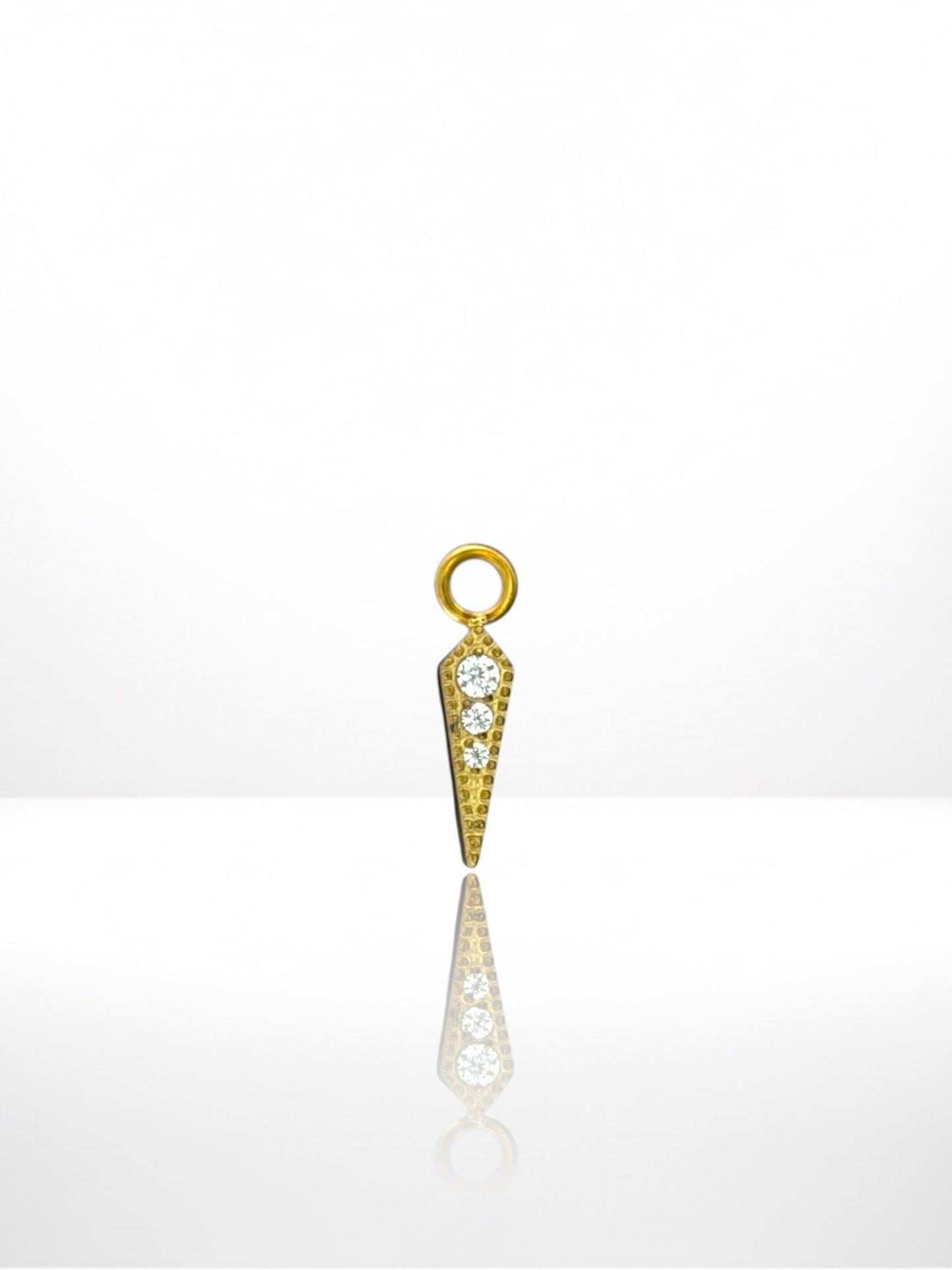 Titanium Triangle Charm