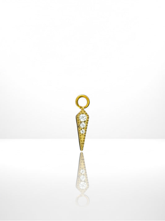 Titanium Triangle Charm