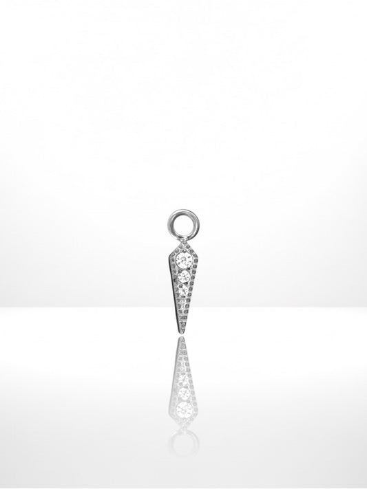 Titanium Triangle Charm