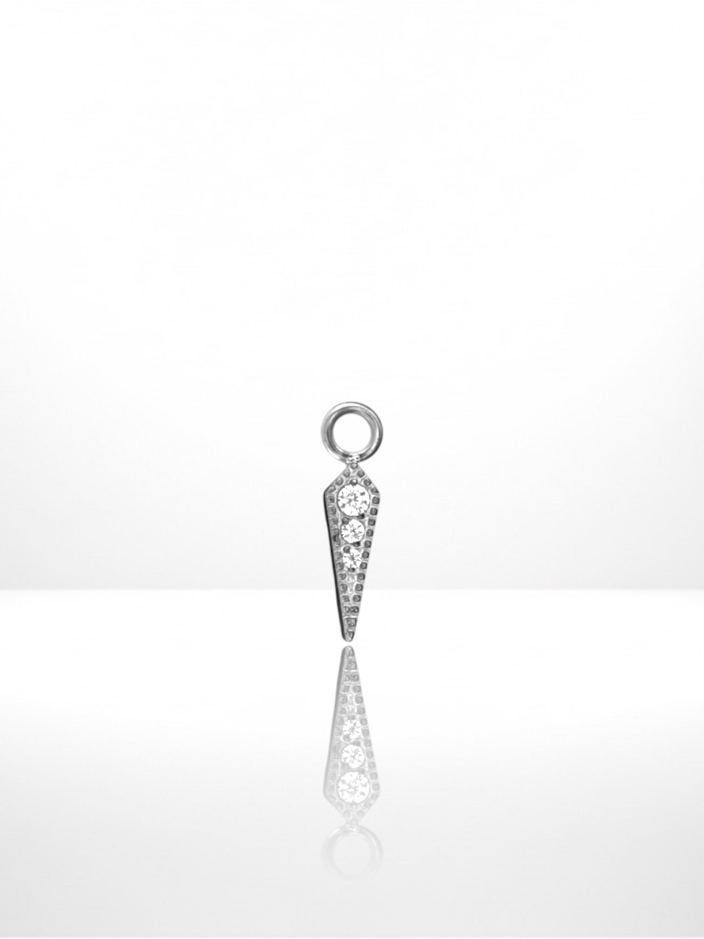 Titanium Triangle Charm