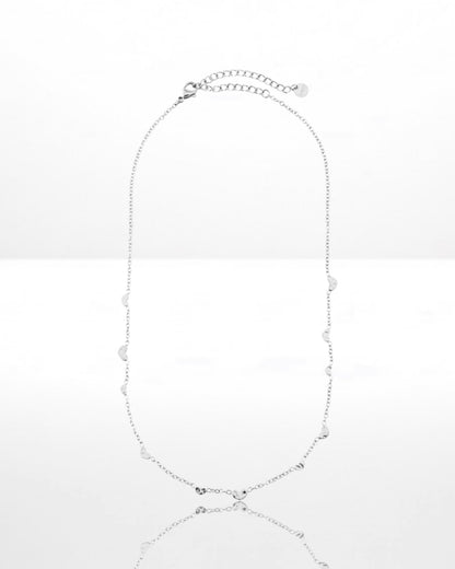 Flat Hearts Neck náhrdelník