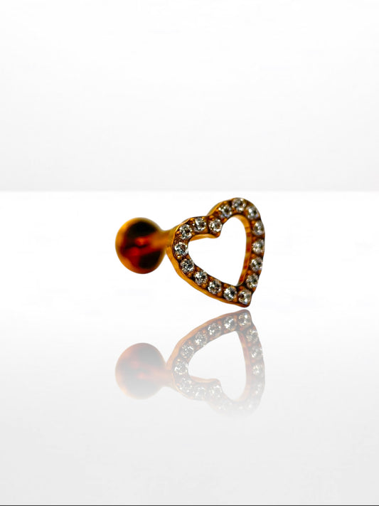 Titanium Heart Zircona Blank