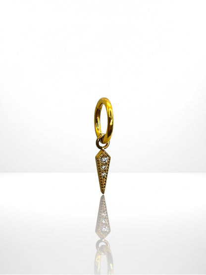 Titanium Triangle Charm