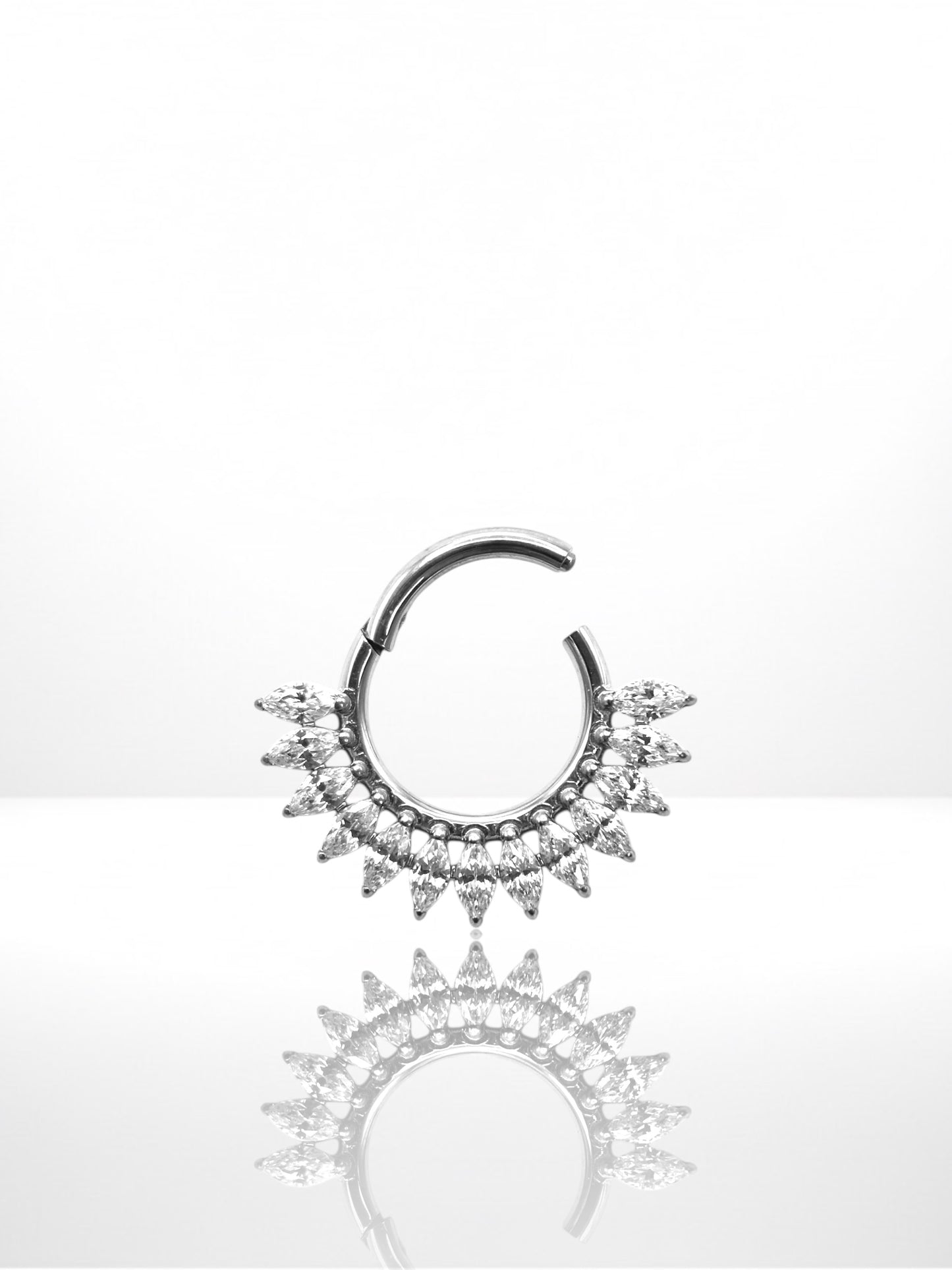 Titanium Marquise Crown side segment