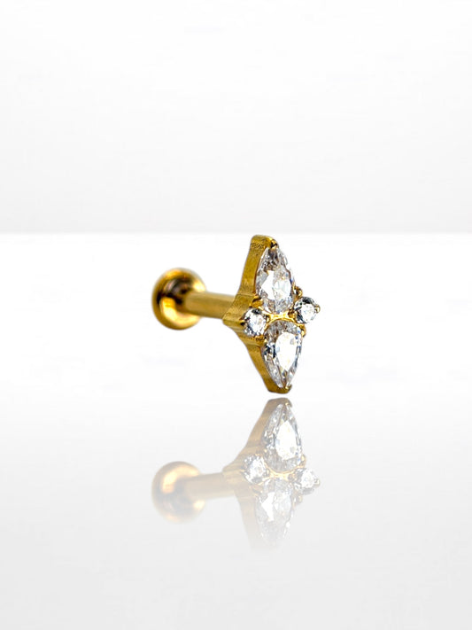 Titanium Wondtear mini labret