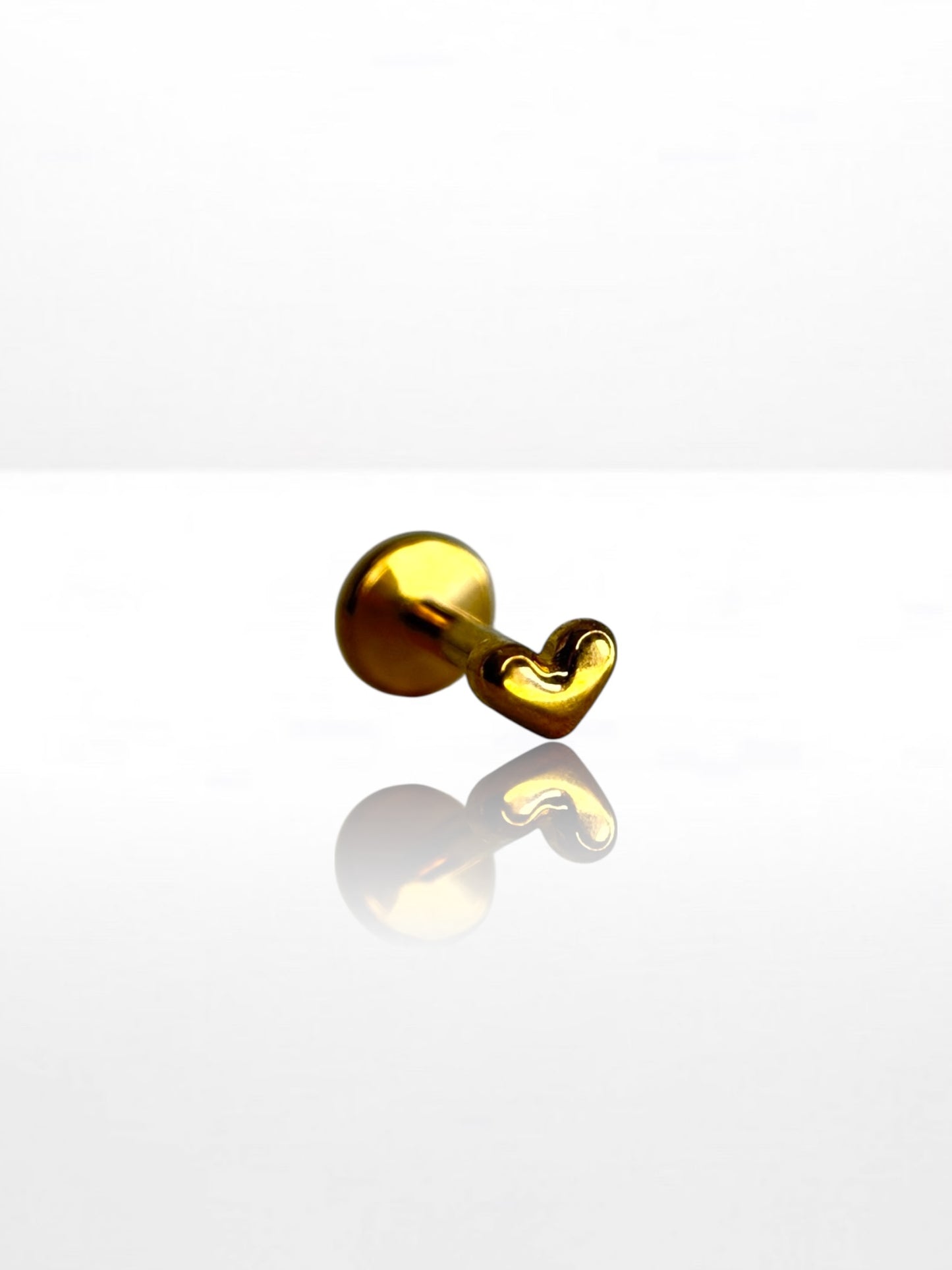 Titanium Mini Hearth labret