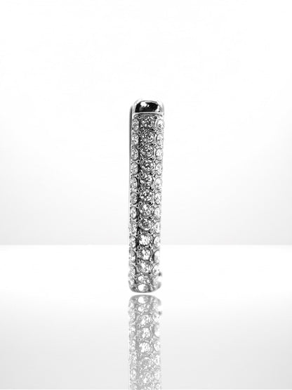 Luxury Hoop Zircona náušnica