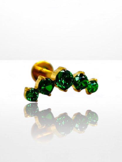 Titanium Five Stone labret