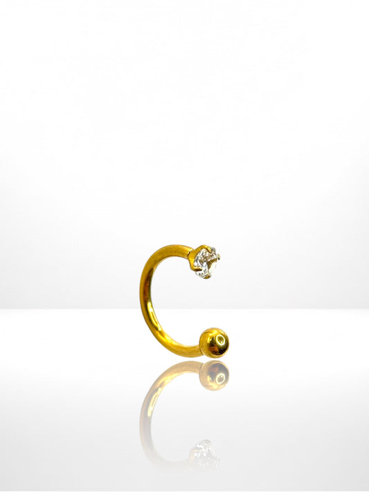 Titanium Simple Zircona Horseshoe