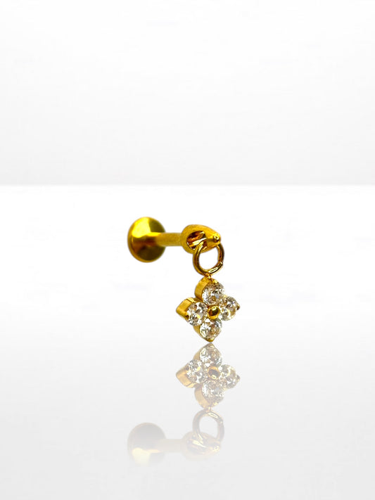 Titanium Viridia dangling labret