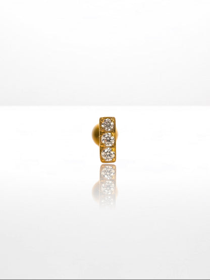 Titanium Mini Zircona Bar