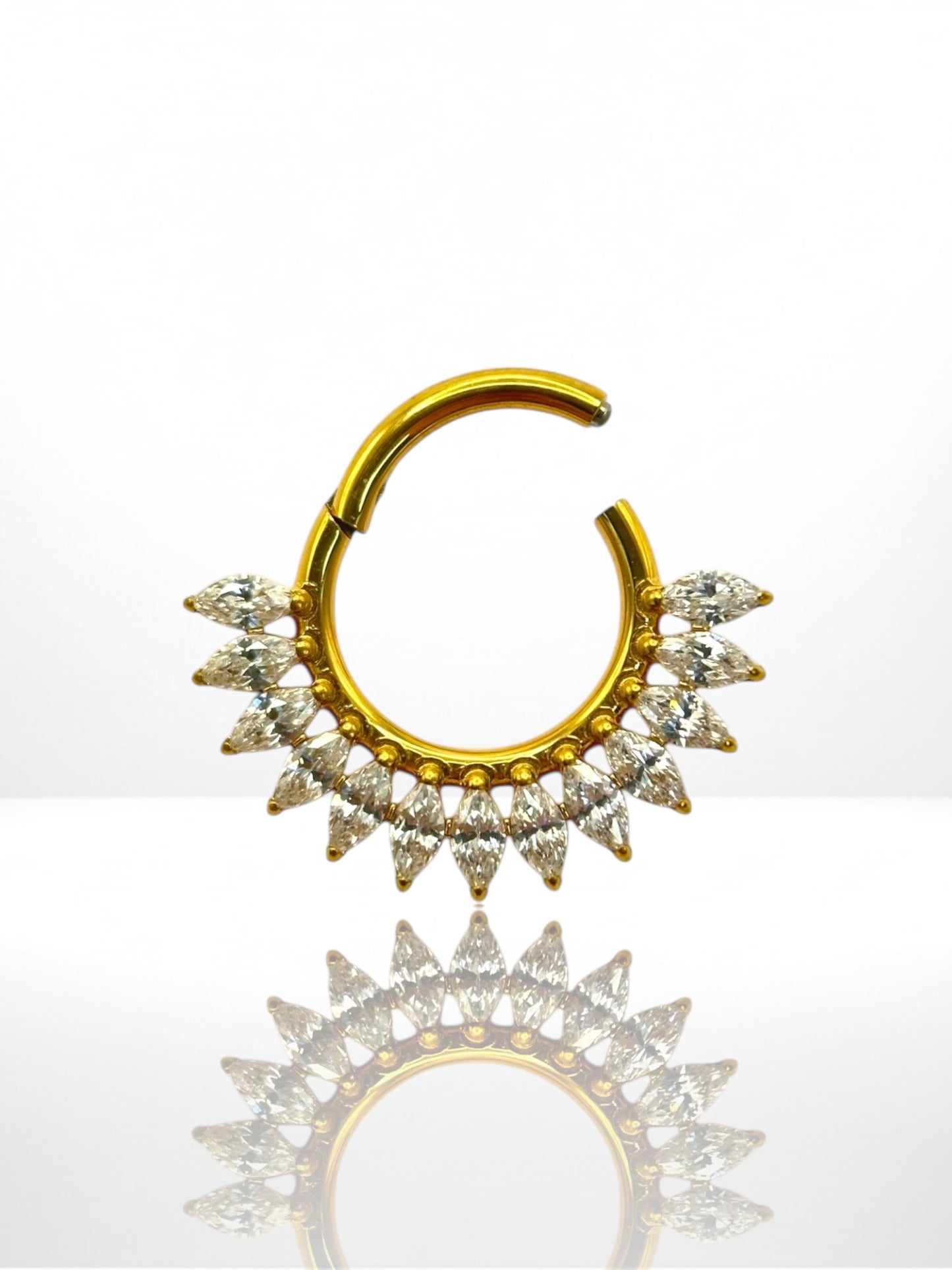 Titanium Marquise Crown side segment