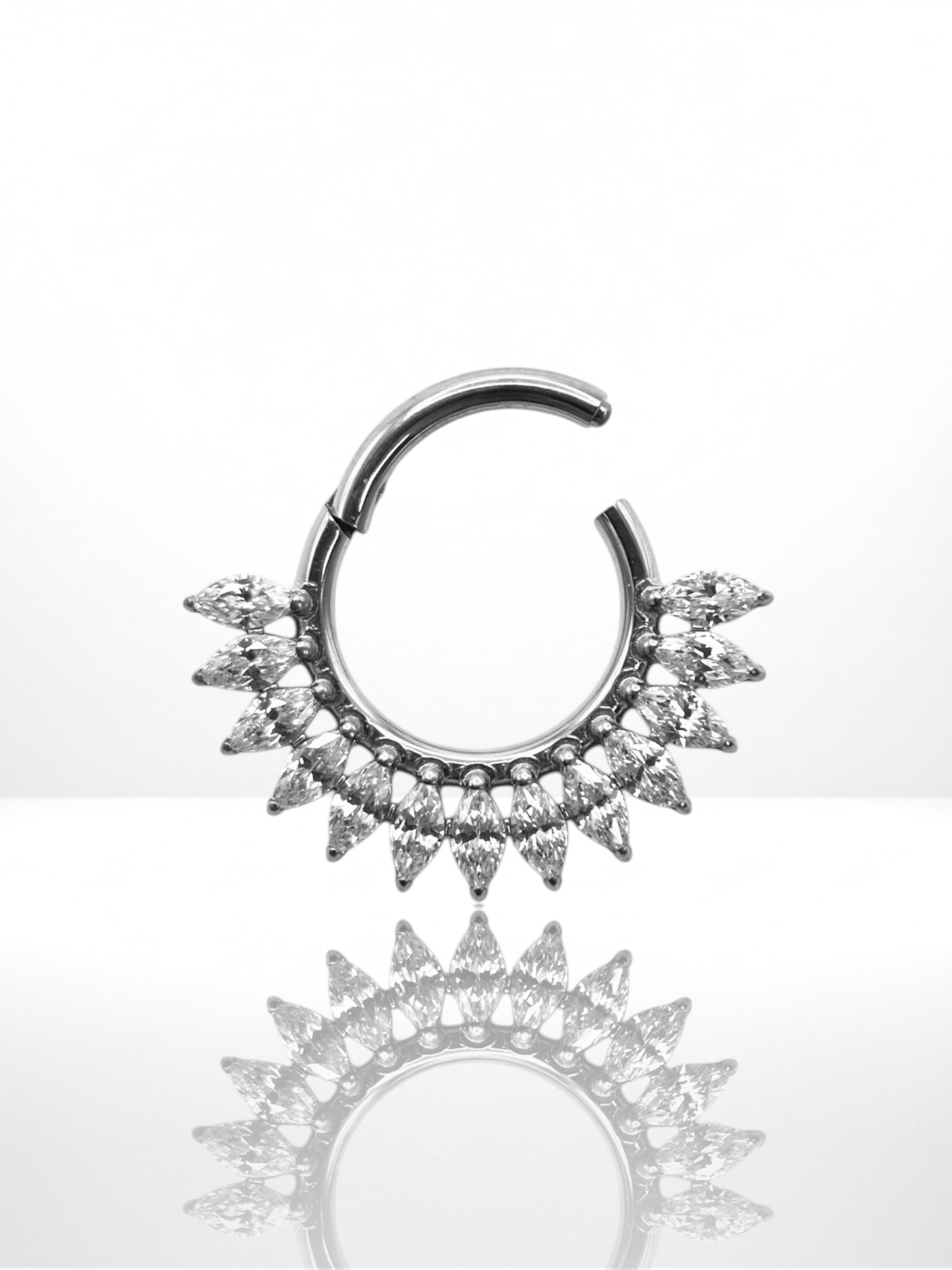 Titanium Marquise Crown side segment