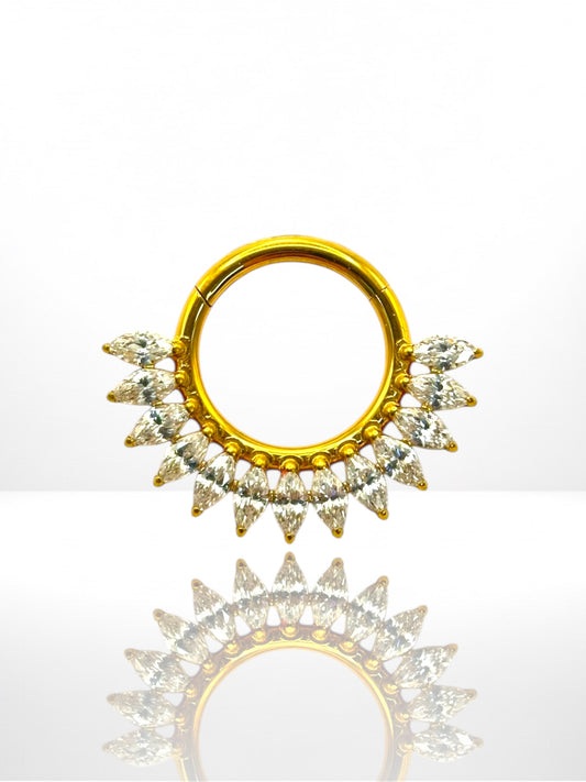 Titanium Marquise Crown side segment